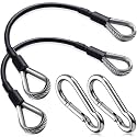 TOBWOLF 2PCS Gym Extension Cable, 10/20/39in Cable Machine Attachment