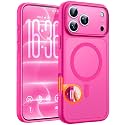 TOCOL for iPhone 18 Pro Case Hot Pink, Compatible with MagSafe
