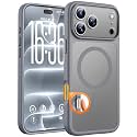 TOCOL for iPhone 18 Pro Case Gray, Compatible with MagSafe