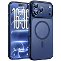 TOCOL for iPhone 18 Pro Case Dark Blue, Compatible with MagSafe