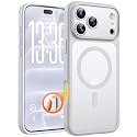 TOCOL for iPhone 18 Pro Max Case, Compatible with MagSafe, White