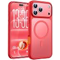 TOCOL for iPhone 18 Pro Max Case, Compatible with MagSafe, Red