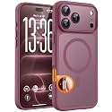 TOCOL for iPhone 18 Pro Max Case, Compatible with MagSafe, Plum
