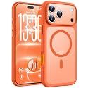 TOCOL for iPhone 18 Pro Max Case, Compatible with MagSafe, Orange