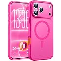 TOCOL for iPhone 18 Pro Max Case, Compatible with MagSafe, Hot Pink
