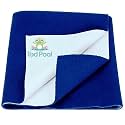 Breathable Bed Protector | Anti-Piling Fleece Extra Absorbent Washable | Waterproof Quick Dry Sheet | Bed Protector Sheet for Kids and Adults (1, Royal Blue, XLarge (140x200cm))