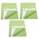 Breathable Bed Protector | Anti-Piling Fleece Extra Absorbent Washable | Waterproof Quick Dry Sheet | Bed Protector Sheet for Kids and Adults (3, Light Green, Double Bed Size (260x200cm))