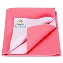 Breathable Bed Protector | Anti-Piling Fleece Extra Absorbent Washable | Waterproof Quick Dry Sheet | Bed Protector Sheet for Kids and Adults (1, Salmon Rose, XLarge (140x200cm))