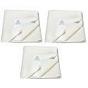 Breathable Bed Protector | Anti-Piling Fleece Extra Absorbent Washable | Waterproof Quick Dry Sheet | Bed Protector Sheet for Kids and Adults (3, Ivory, XLarge (140x200cm))
