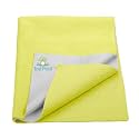 Breathable Bed Protector | Anti-Piling Fleece Extra Absorbent Washable | Waterproof Quick Dry Sheet | Bed Protector Sheet for Kids and Adults (1, Yellow, XLarge (140x200cm))