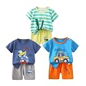 Toddler Baby Boy Clothes for 2t 3t Boys Cute Summer Short Sleeve T-Shirt Tops Shorts Clothes Sets Baby Boy Outfits