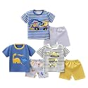 Toddler Baby Boy Clothes for 2t 3t Boys Cute Summer Short Sleeve T-Shirt Tops Shorts Clothes Sets Baby Boy Outfits