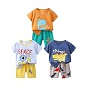 Toddler Baby Boy Clothes for 2t 3t Boys Cute Summer Short Sleeve T-Shirt Tops Shorts Clothes Sets Baby Boy Outfits