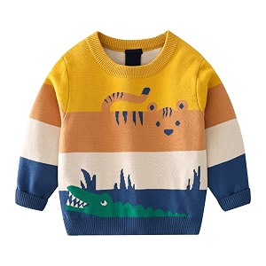 Toddler Baby Boy Knit Sweater Pullover Cotton