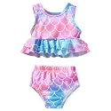 Toddler Baby Girl Bathing Suit Two Piece Swimsuit Bikini Beach Wear