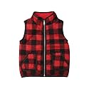 Toddler Baby Girl Boys Sleeveless Fleece Plush Vest Sherpa Waistcoat