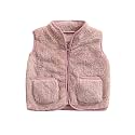 Toddler Baby Girl Boys Sleeveless Fleece Plush Vest Sherpa Waistcoat