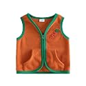 Toddler Baby Girl Boys Sleeveless Fleece Plush Vest Sherpa Waistcoat