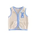 Toddler Baby Girl Boys Sleeveless Fleece Plush Vest Sherpa Waistcoat