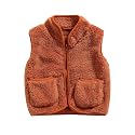 Toddler Baby Girl Boys Sleeveless Fleece Plush Vest Sherpa Waistcoat