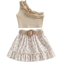 Toddler Baby Girl Fall Winter Skirt Outfit