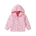 Toddler Baby Girls Thick Fleece Hoodie Jacket Zip Fuzzy Outerwear Coat