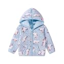 Toddler Baby Girls Thick Fleece Hoodie Jacket Zip Fuzzy Outerwear Coat