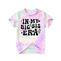 Toddler Big Sister Tee in My Big Sis Era Graphic T-Shirt Big Sis Announcement Crewneck Shirts Sibling Reveal Tops