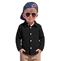 Toddler Boy's Long Sleeve Button Down Shirts