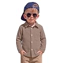 Toddler Boy's Long Sleeve Button Down Shirts
