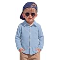 Toddler Boy's Long Sleeve Button Down Shirts