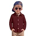 Toddler Boy's Long Sleeve Button Down Shirts