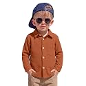 Toddler Boy's Long Sleeve Button Down Shirts