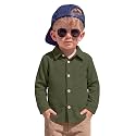 Toddler Boy's Long Sleeve Button Down Shirts