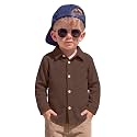 Toddler Boy's Long Sleeve Button Down Shirts