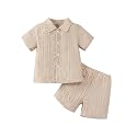 Toddler Boy Clothes 2 Piece Summer Outfits Shirt and shorts Sets