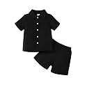 Toddler Boy Clothes 2 Piece Summer Outfits Shirt and shorts Sets