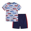 Toddler Boy Clothes Cartoon Cotton Summer Short Sleeve T-Shirt and Shorts Kids Outfit Set 2-7 Year