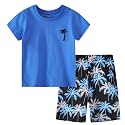 Toddler Boy Clothes Kids Summer Cotton Outfits Short Set Size 2-7Y