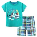 Toddler Boy Clothes Kids Summer Cotton Outfits Short Set Size 2-7Y
