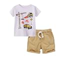 Toddler Boy Clothes Kids Summer Cotton Outfits Short Set Size 2-7Y