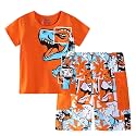Toddler Boy Clothes Kids Summer Cotton Outfits Short Set Size 2-7Y