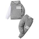 Toddler Boy Clothes Long Sleeve Hoodie Sweatsuits Tops and Pants 2Pcs Boys Fall Winter Outfits Set