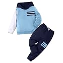 Toddler Boy Clothes Long Sleeve Hoodie Sweatsuits Tops and Pants 2Pcs Boys Fall Winter Outfits Set