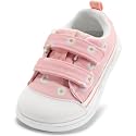 STQ KIDS Toddler Boys &amp; Girls Barefoot Shoes Wide Toe Box Canvas Sneakers