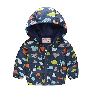 Toddler Boys Girls Cool Jacket Cartoon Zip