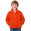 Toddler Boys Girls Fleece Quarter Zip Pullover Jacket 2-12 Years
