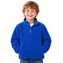 Toddler Boys Girls Fleece Quarter Zip Pullover Jacket 2-12 Years