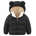 Toddler Boys Girls Thicken Winter Coat Baby Fleece Warm Cute Bear Ear Hooded Jacket Clothes 2024