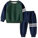 Toddler Boys Sweatshirt and Pants Set Fall Winter Clothes Outfits